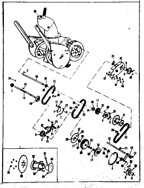 Craftsman 53682552 drive assembly diagram