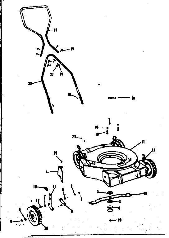 Craftsman 53691184 replacement parts diagram