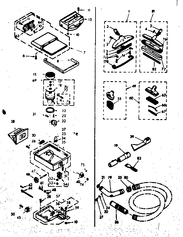 Kenmore 11629840 unit parts diagram
