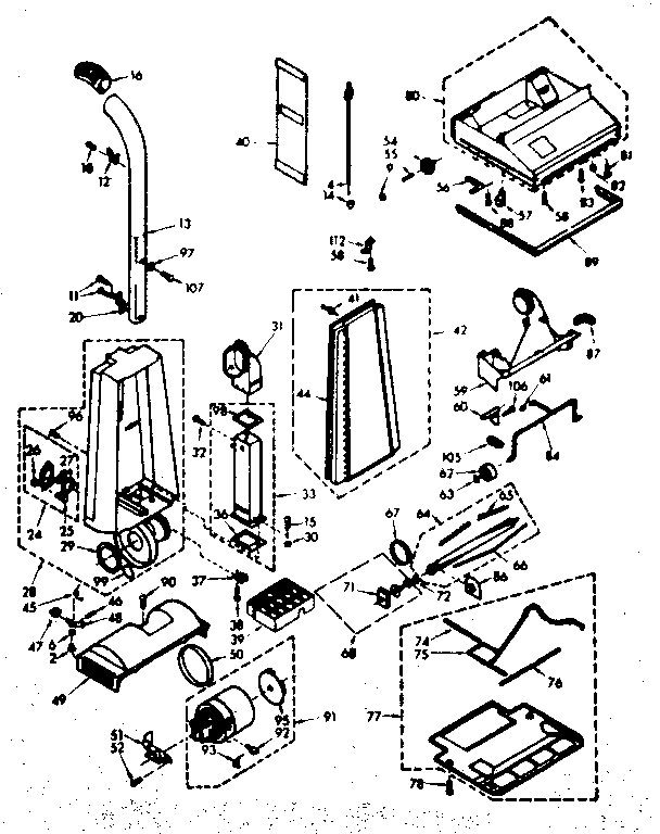 Kenmore 11639680 unit parts diagram