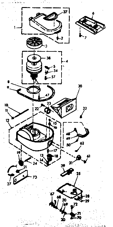 Kenmore 11686602 base assembly diagram