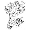 Kenmore 1037346800 burner section diagram
