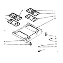 Kenmore 1037416840 maintop section diagram