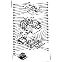 Kenmore 1037476861 oven & broiler doors & locking system diagram