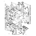 Kenmore 1037486840 burner section diagram