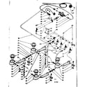 Kenmore 1037706860 burner section diagram