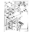 Kenmore 1037826860 lower burner section diagram