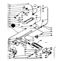 Kenmore 1037866860 upper & lowet oven burner section diagram
