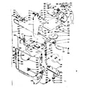 Kenmore 1037886900 upper and lower oven burner section diagram
