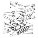 Kenmore 1037986800 main top section diagram