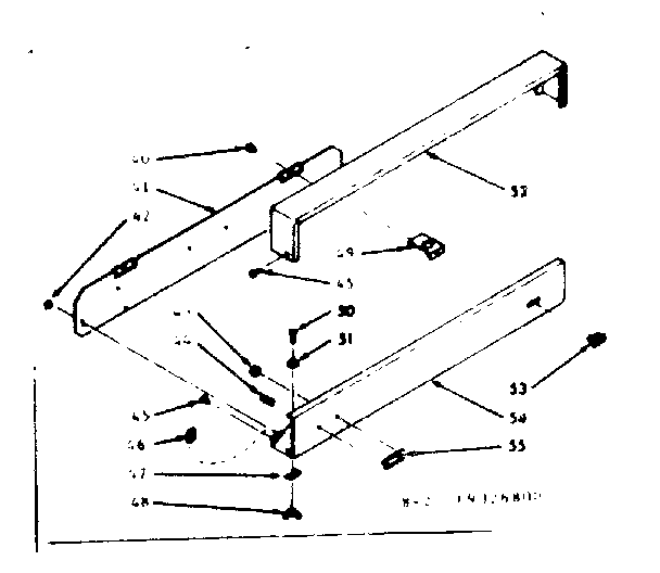 Kenmore 1039326840 backguard section diagram