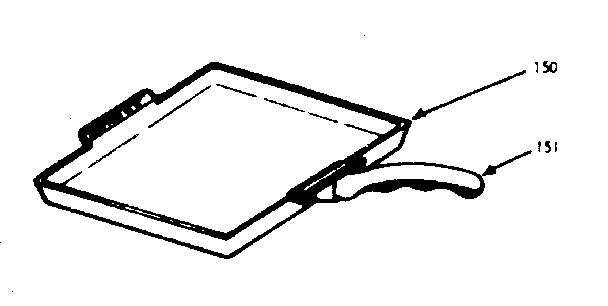 Kenmore 1039326840 set-on griddle diagram