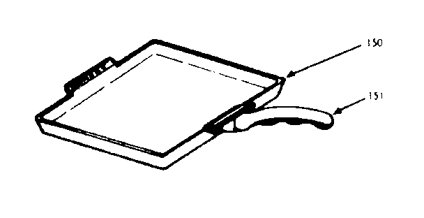 Kenmore 1039326841 set-on griddle diagram