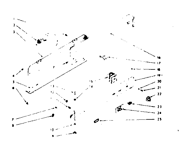 Kenmore 1039336840 backguard section diagram