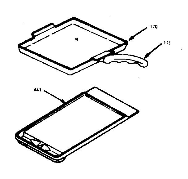 Kenmore 1039366860 optional set-on griddles diagram