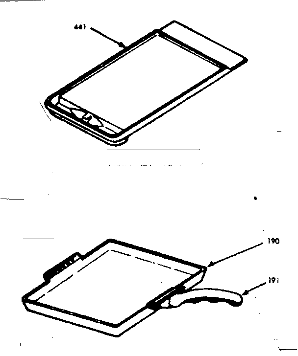 Kenmore 1039406860 optional set-on griddles diagram