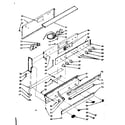 Kenmore 1039466860 backguard section diagram