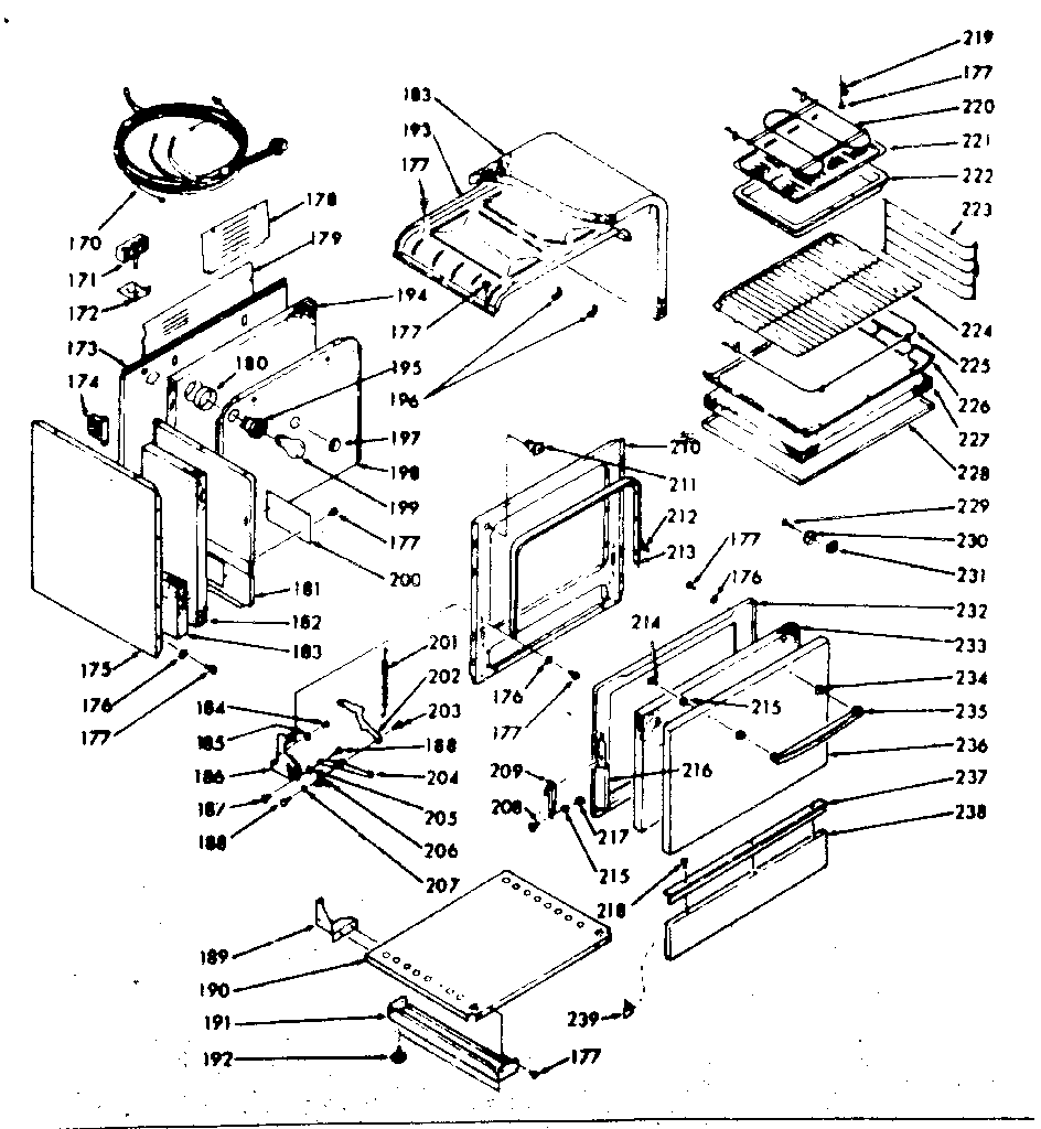 Kenmore 1039846860 lower body section diagram