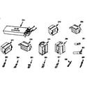 Kenmore 1039846841 wire harness & components diagram