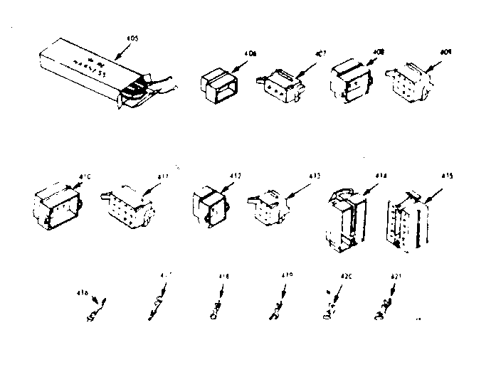 Kenmore 1039876860 wire harnesses & components diagram