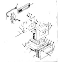 Kenmore 1197256860 backguard and door section diagram
