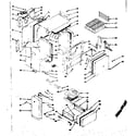 Kenmore 1197646800 body section diagram