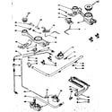 Kenmore 1197646800 burner section diagram