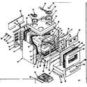 Kenmore 1199386801 body section diagram