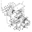 Kenmore 1199606800 lower body section diagram