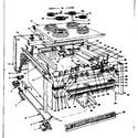 Kenmore 1554556800 top section and outer body parts diagram