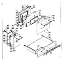 Kenmore 6289666800 doors and drawer diagram
