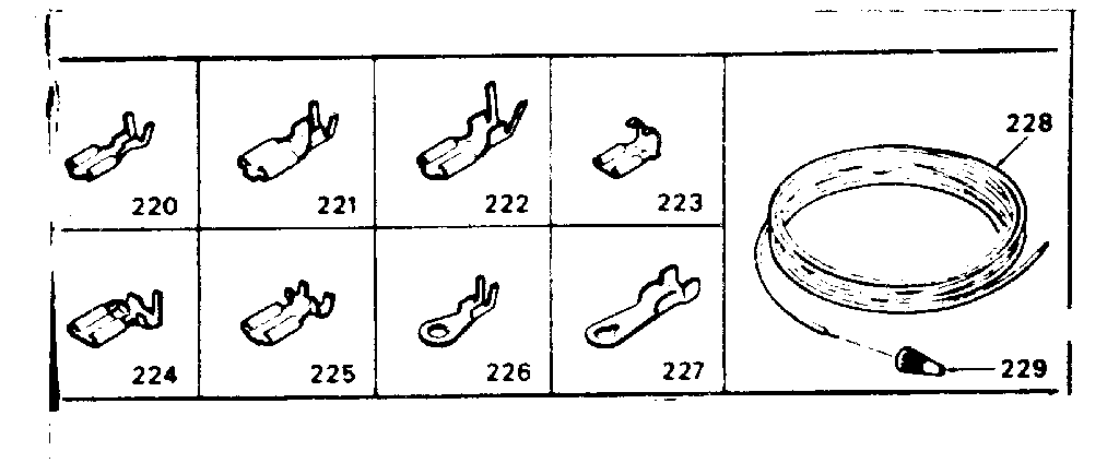 Kenmore 6289666800 wiring and wiring terminals diagram
