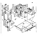 Kenmore 6289696800 doors, latch mechanism and drawer diagram