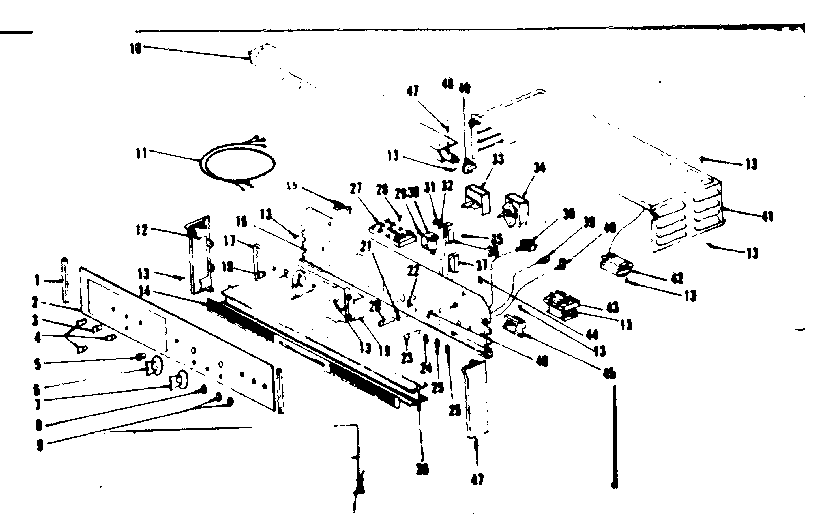 Kenmore 8504256820 control section diagram