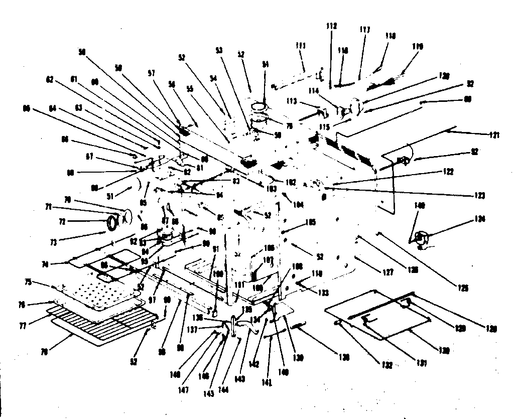 Kenmore 8504256820 body section diagram