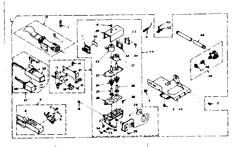 Kenmore 1106717701 burner assembly diagram