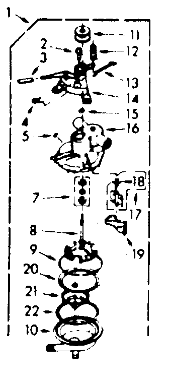 Kenmore 1106804100 pump assembly diagram
