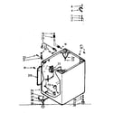 Kenmore 1106804202 cabinet parts diagram