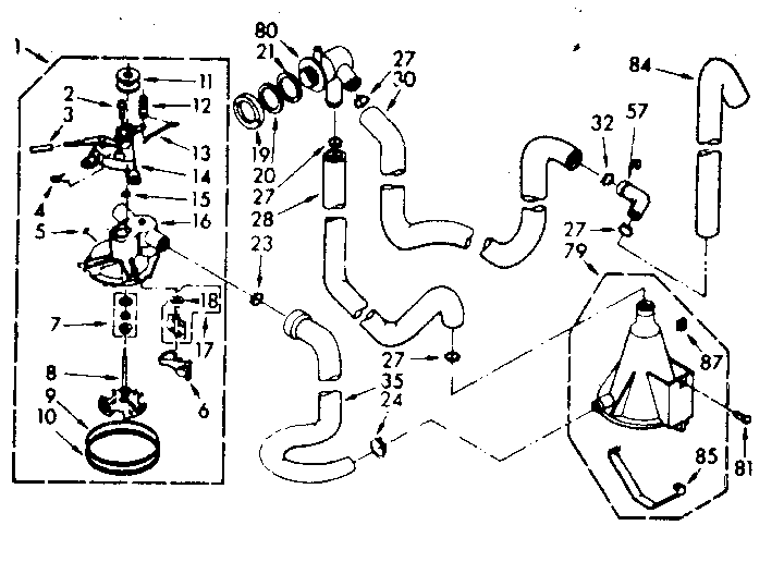 Kenmore 1106804252 water system diagram