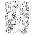 Kenmore 1106804400 machine sub-assembly diagram