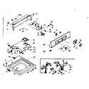 Kenmore 1106804400 top and console assembly diagram