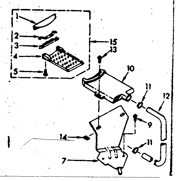 Kenmore 1106804410 filter assembly diagram