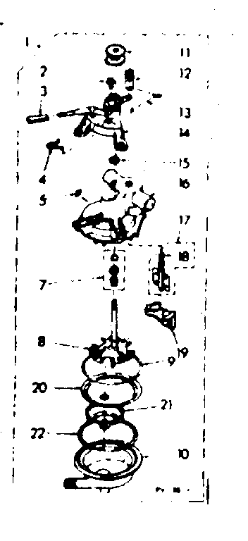 Kenmore 1106804420 pump assembly diagram