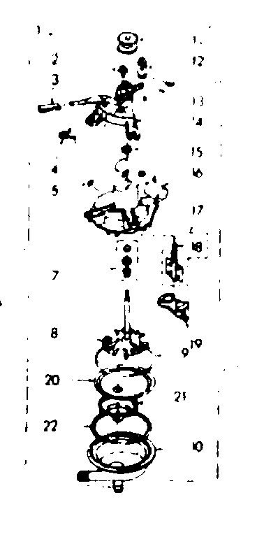 Kenmore 1106805550 pump assembly diagram