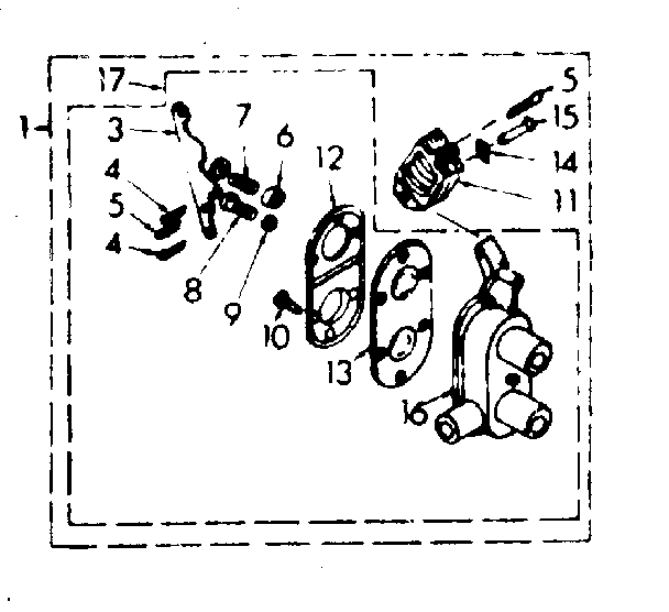 Kenmore 1106805550 two way valve assembly diagram