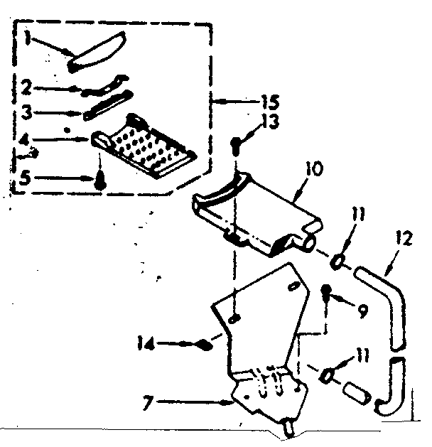 Kenmore 1106804560 filter assembly diagram