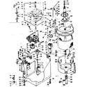 Kenmore 1106804860 machine sub-assembly diagram
