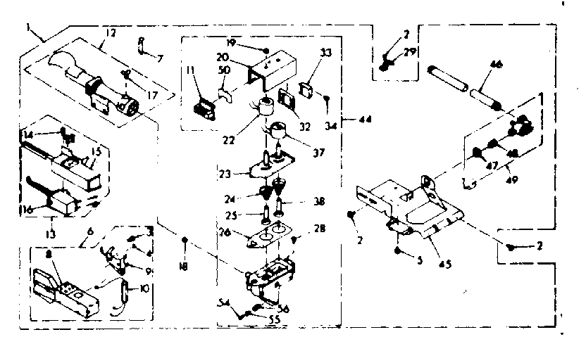 Kenmore 1106807500 burner assembly diagram
