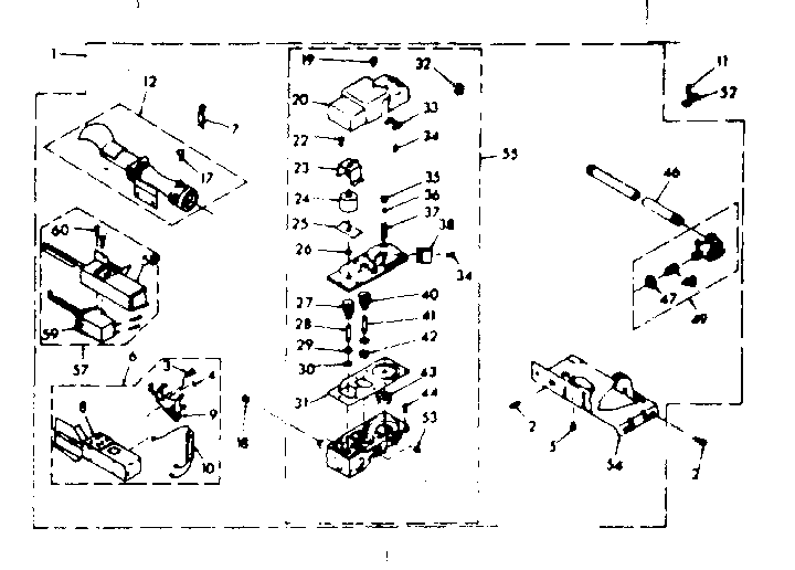 Kenmore 1106807500 burner assembly diagram