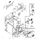 Kenmore 1106807501 machine sub-assembly diagram